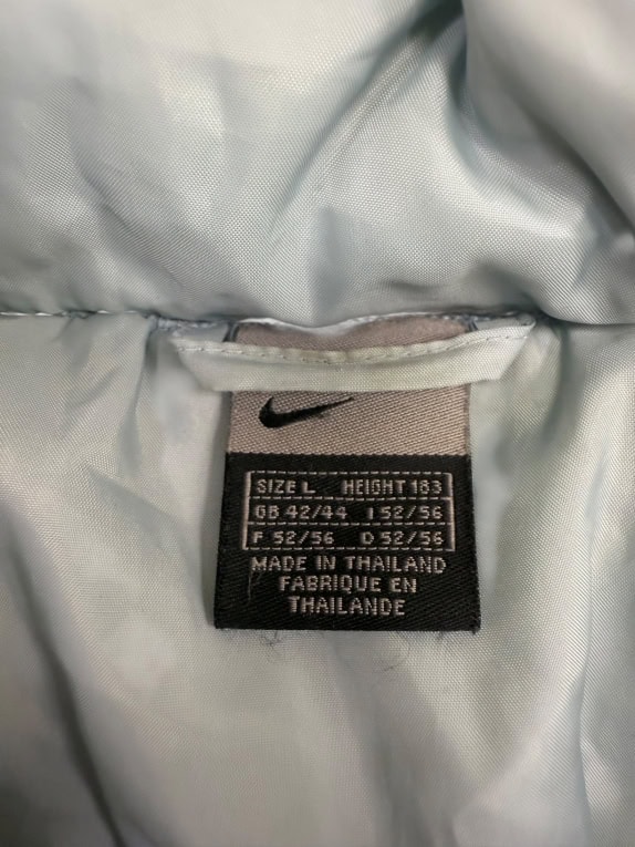 Vintage Nike Parka | Retro 90s Streetwear Μπουφάν | Σκούρο Μπλε/L